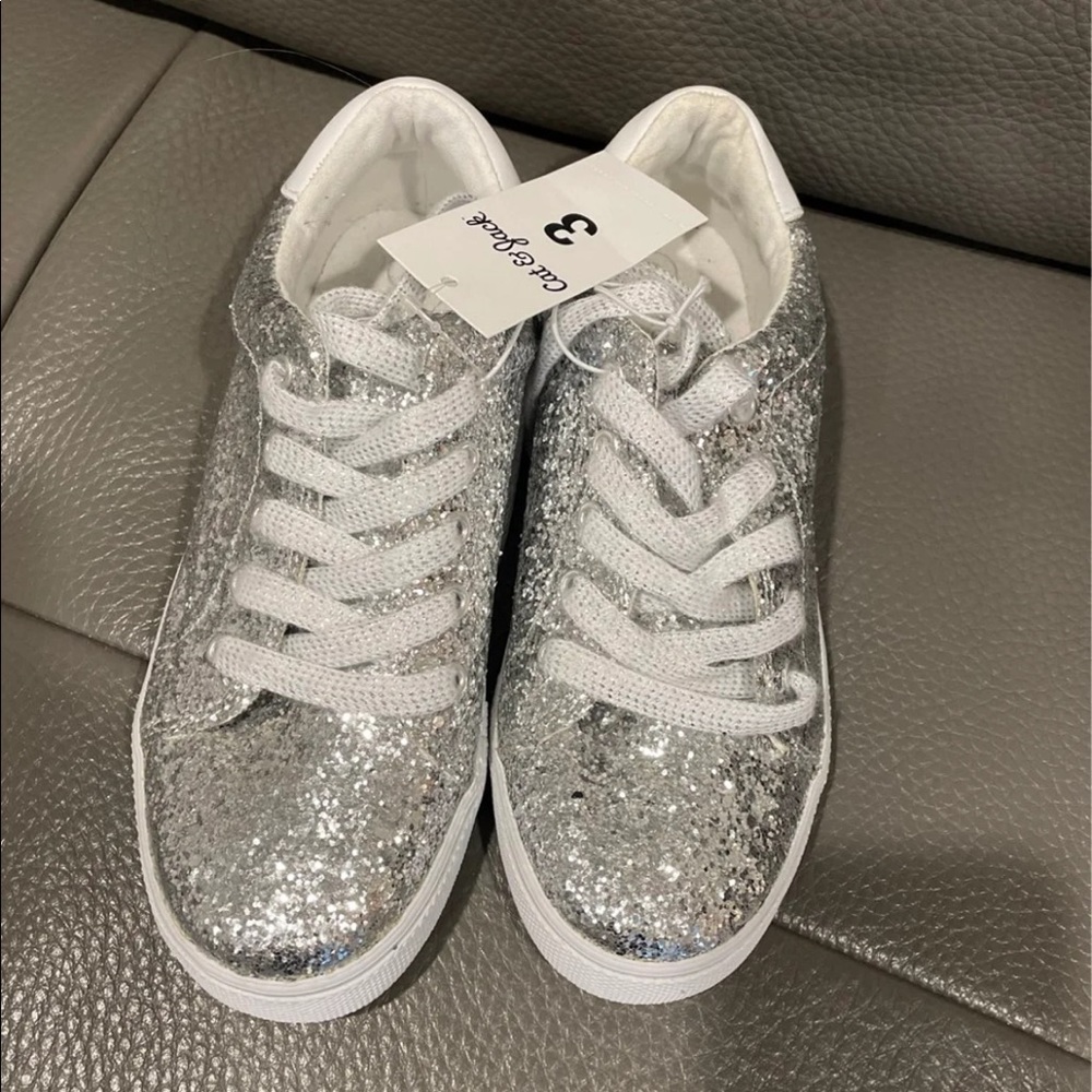 Sparkley sneakers size 3